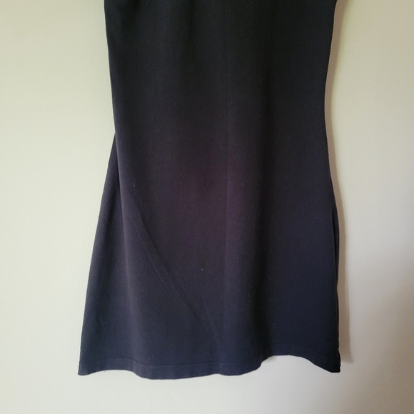 Vintage Y2K Polo Ralph Lauren Women's Polo Collar Big Logo Mini Dress Black - Picture 6 of 7